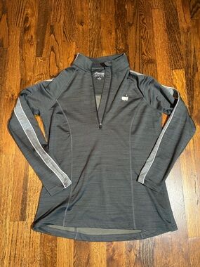 Masters Tech Dark Gray Athletic Quarter-Zip Pullover
